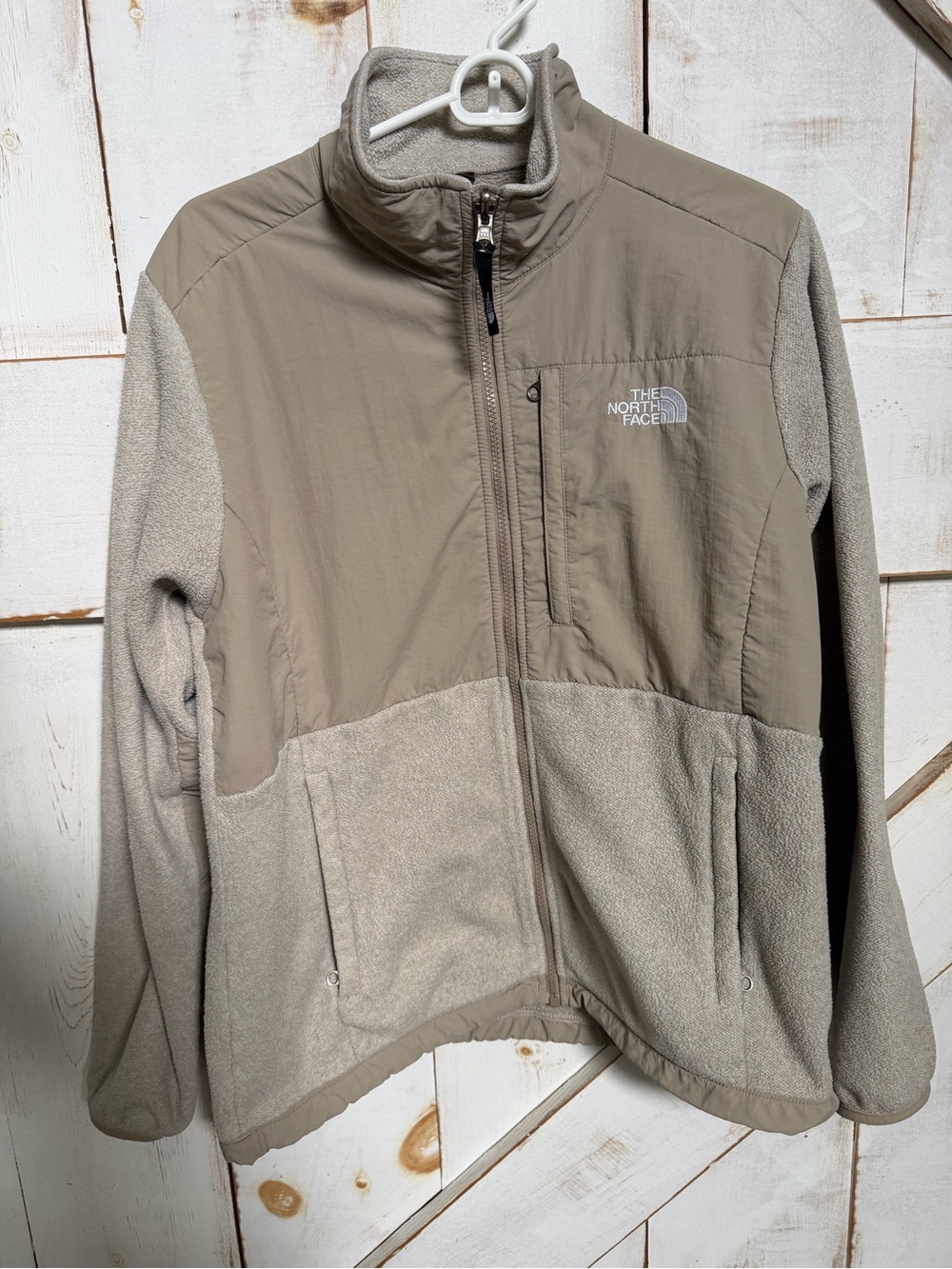 The North Face Beige/Taupe Fleece Jacket
